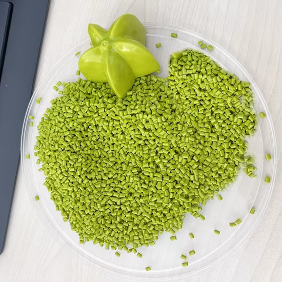 ABS Food Grade Plastic Material Green Color Masterbatch